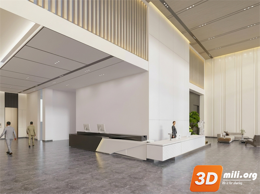 Lobby front desk Skp Files 